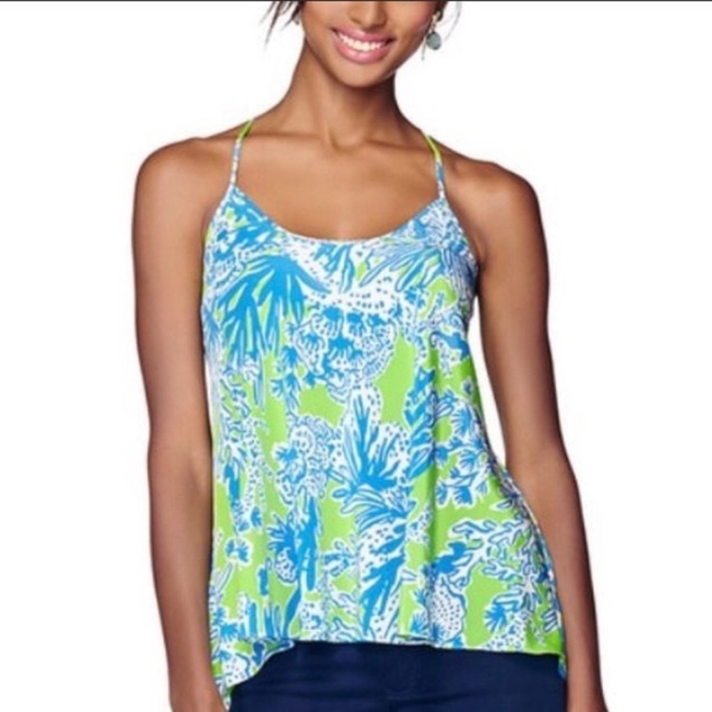 Lilly Pulitzer My Biggest Fan Maisy Racerback Tank